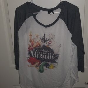 Womans Little Mermaid Raglan